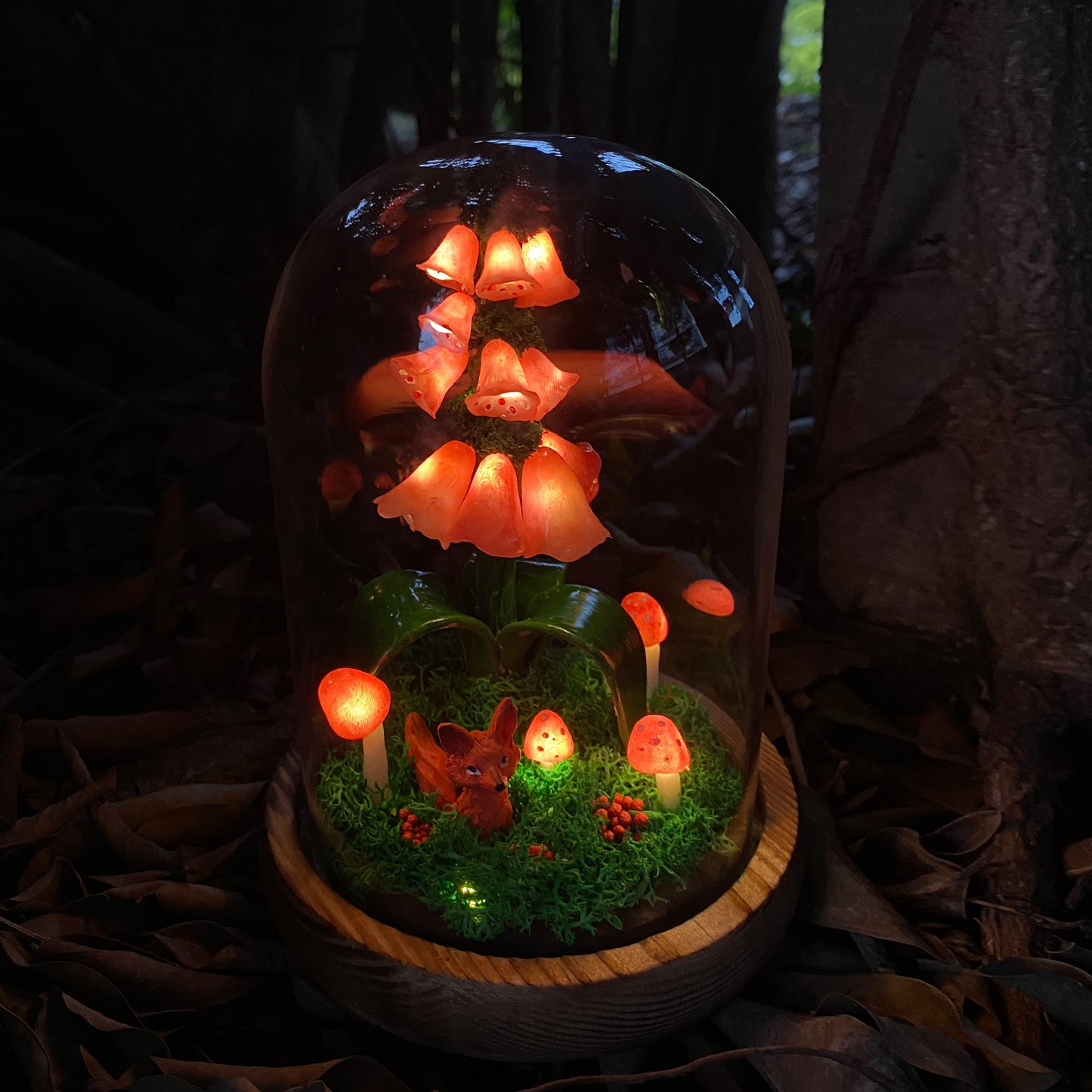 Enchanted Forest Mushroom Lamp Magic Night Light  Mushroom Home Decor Cute Gift