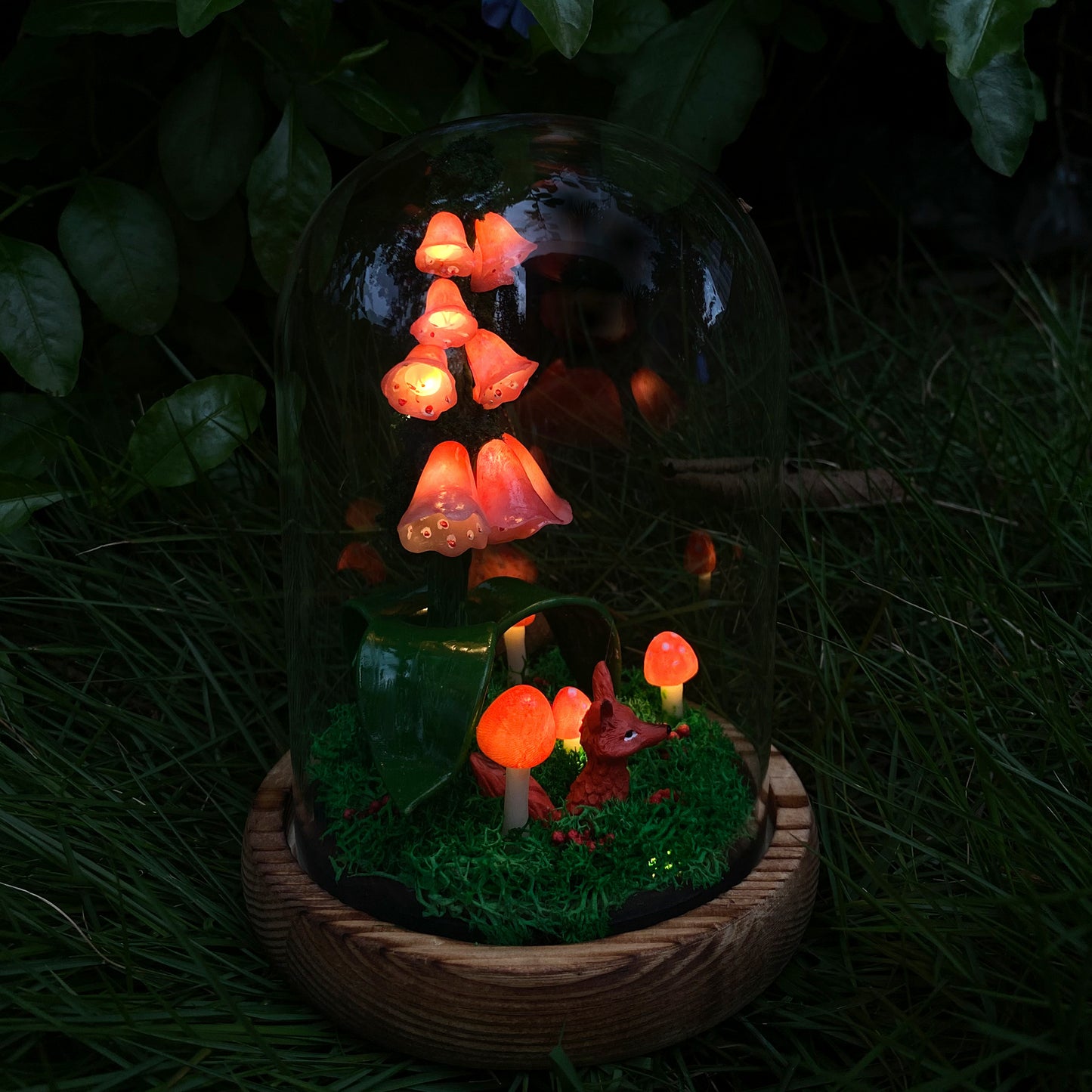 Enchanted Forest Mushroom Lamp Magic Night Light  Mushroom Home Decor Cute Gift