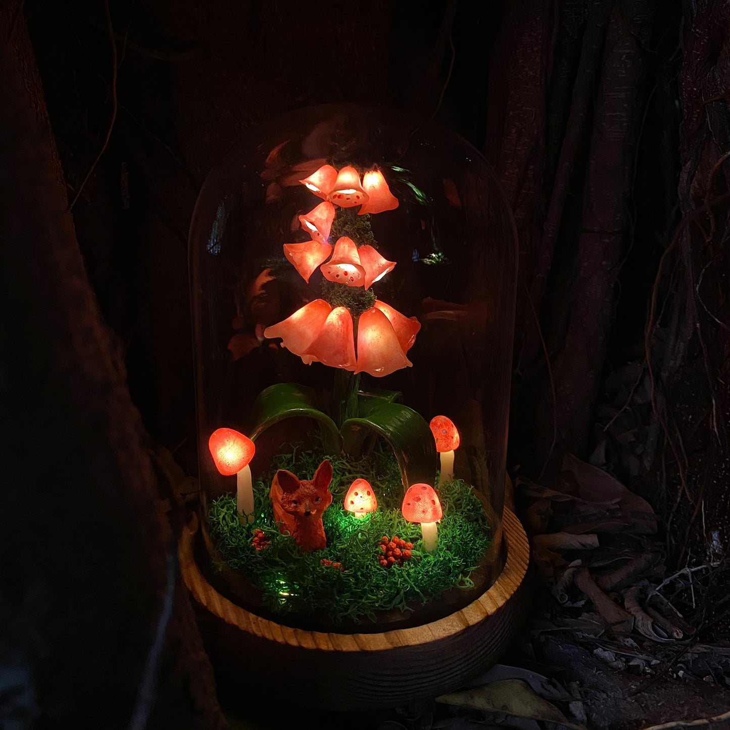 Enchanted Forest Mushroom Lamp Magic Night Light  Mushroom Home Decor Cute Gift
