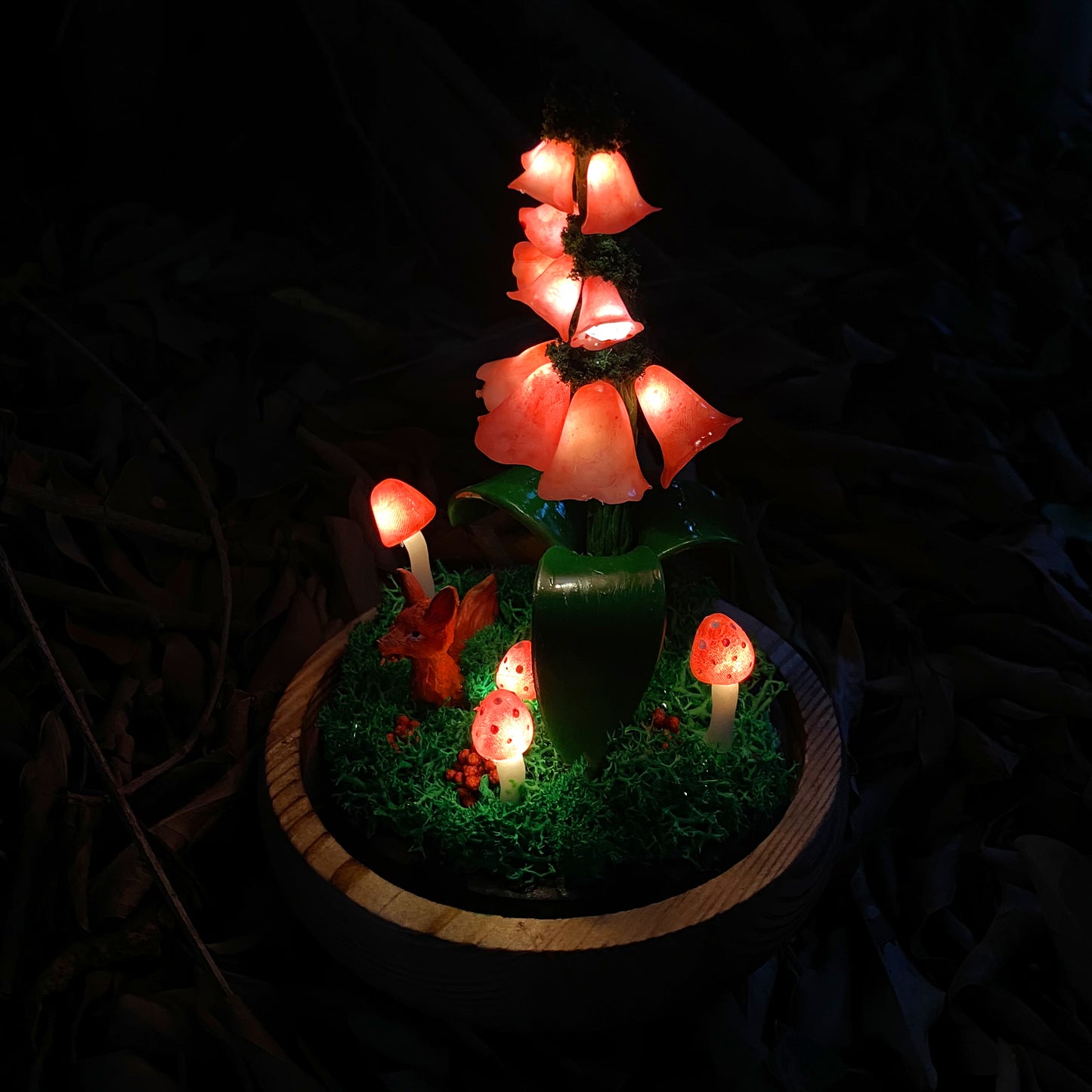 Enchanted Forest Mushroom Lamp Magic Night Light  Mushroom Home Decor Cute Gift