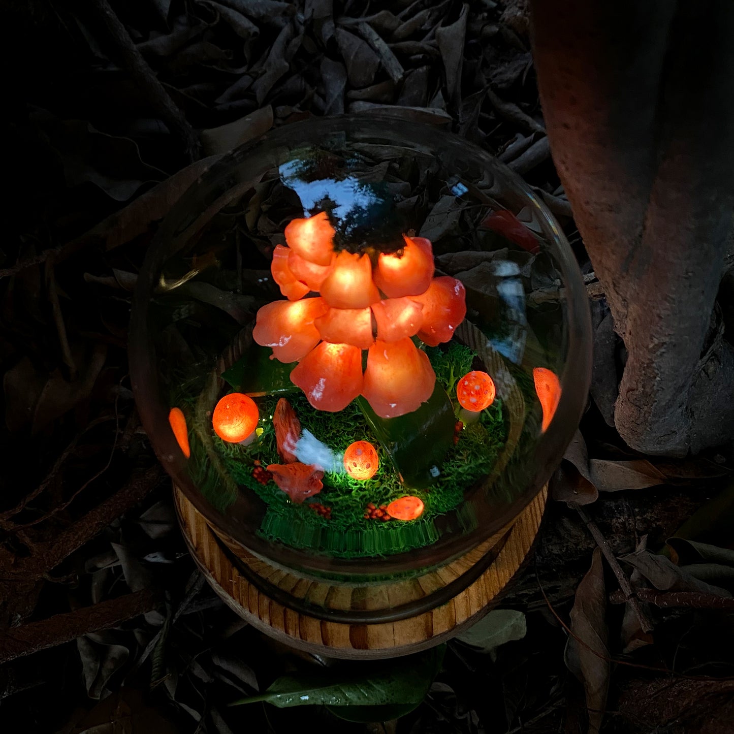 Enchanted Forest Mushroom Lamp Magic Night Light  Mushroom Home Decor Cute Gift