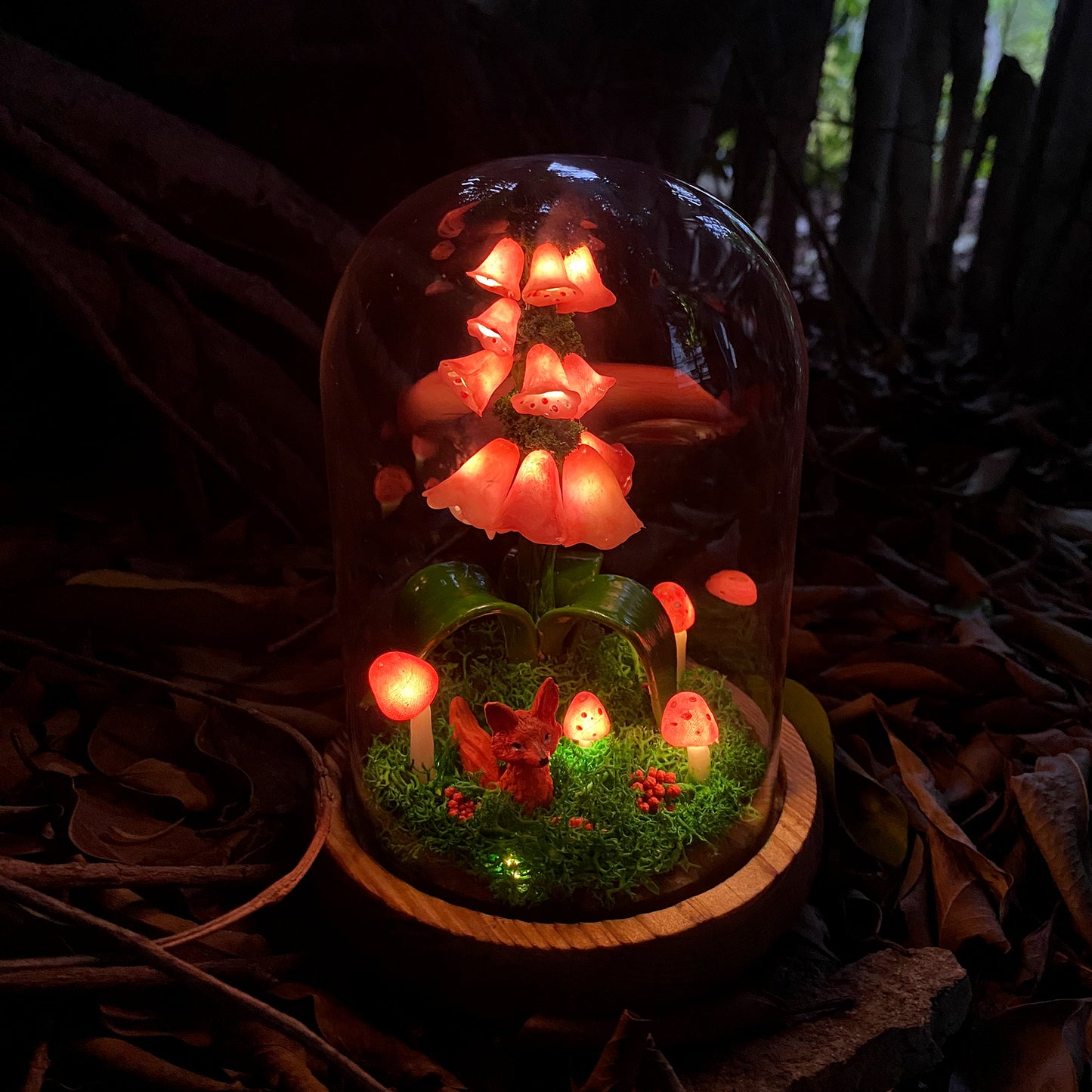 Enchanted Forest Mushroom Lamp Magic Night Light  Mushroom Home Decor Cute Gift