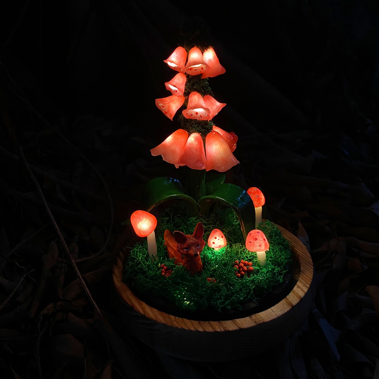 Enchanted Forest Mushroom Lamp Magic Night Light  Mushroom Home Decor Cute Gift